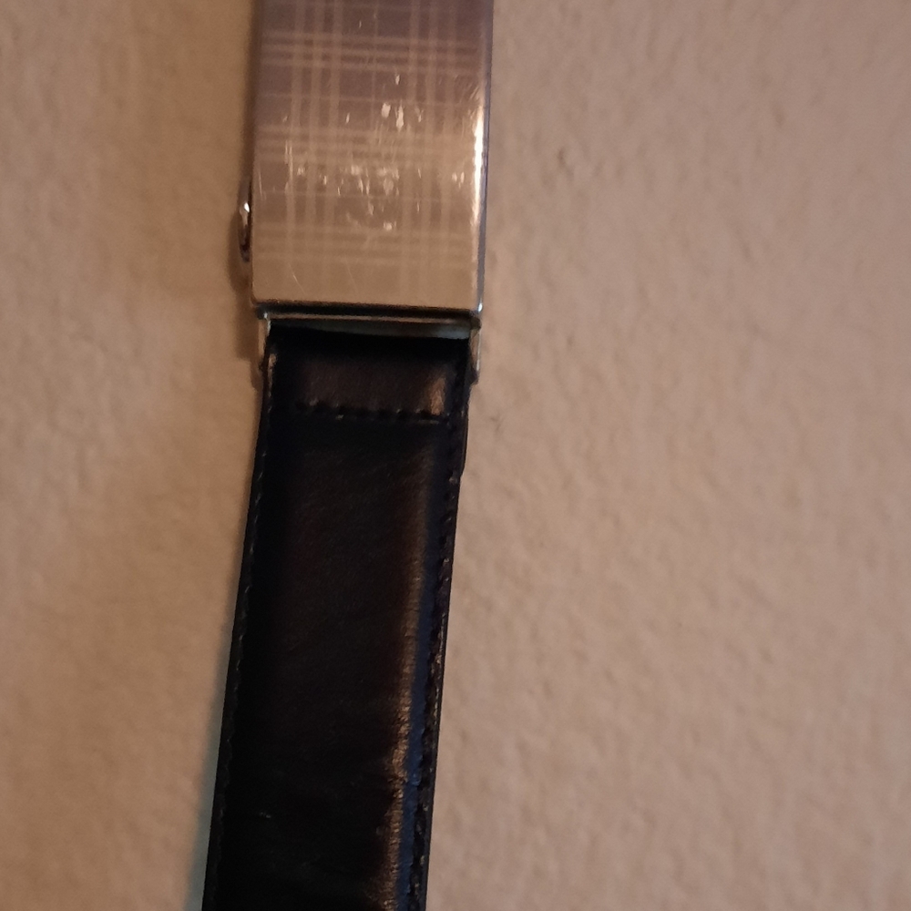 BURBERRY LEATHER BELT. - Picture 4 of 4